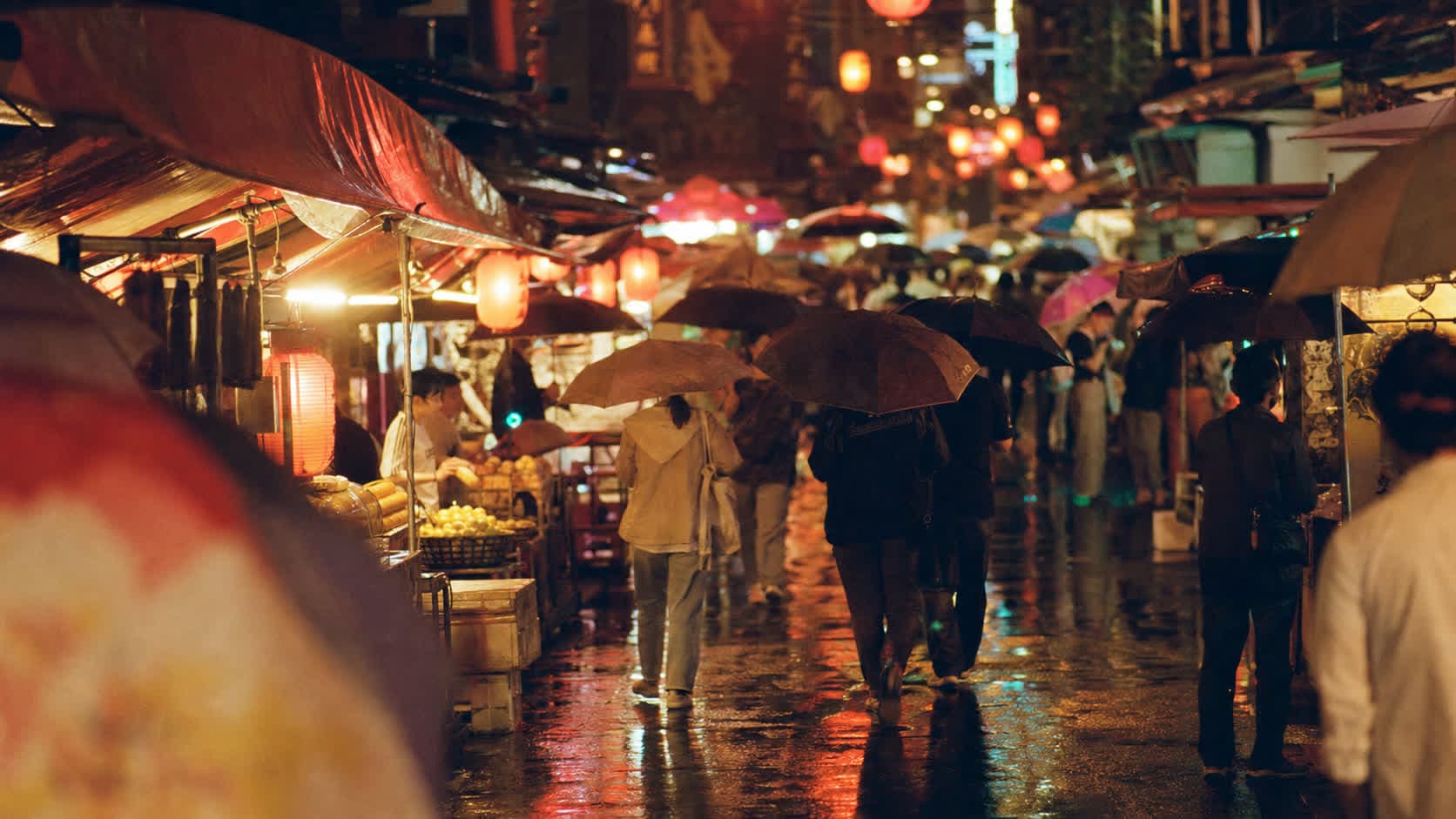 雨の日でも行きやすい台湾夜市