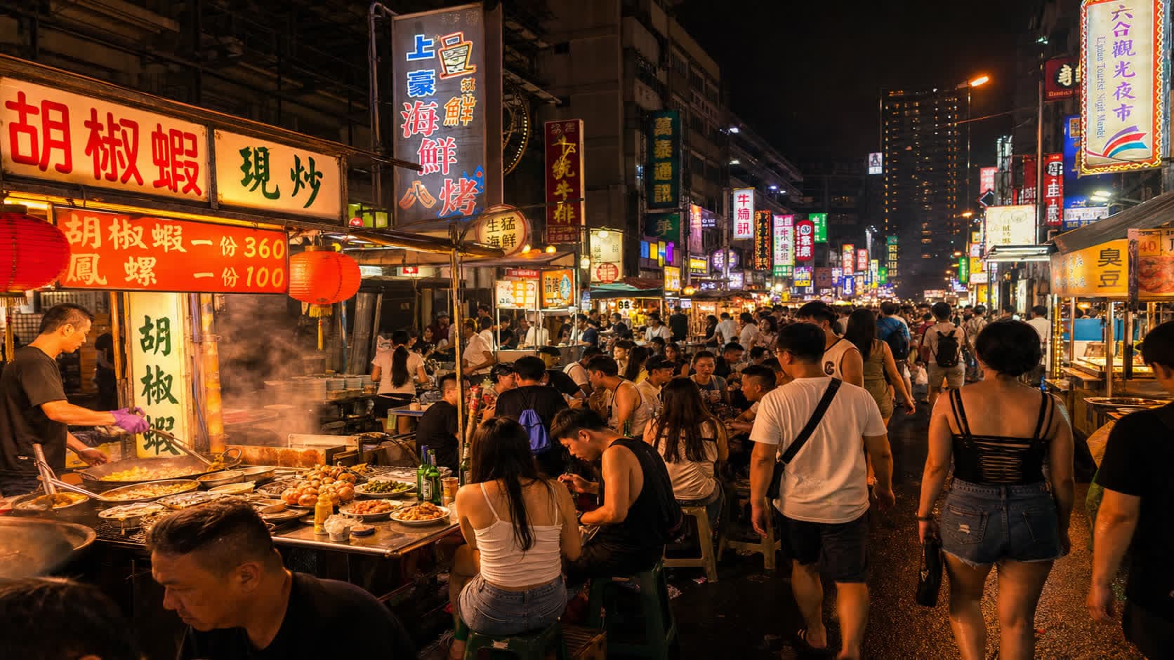台湾夜市の夏対策完全ガイド:熱中症・スコール・食中毒を防ぐ方法